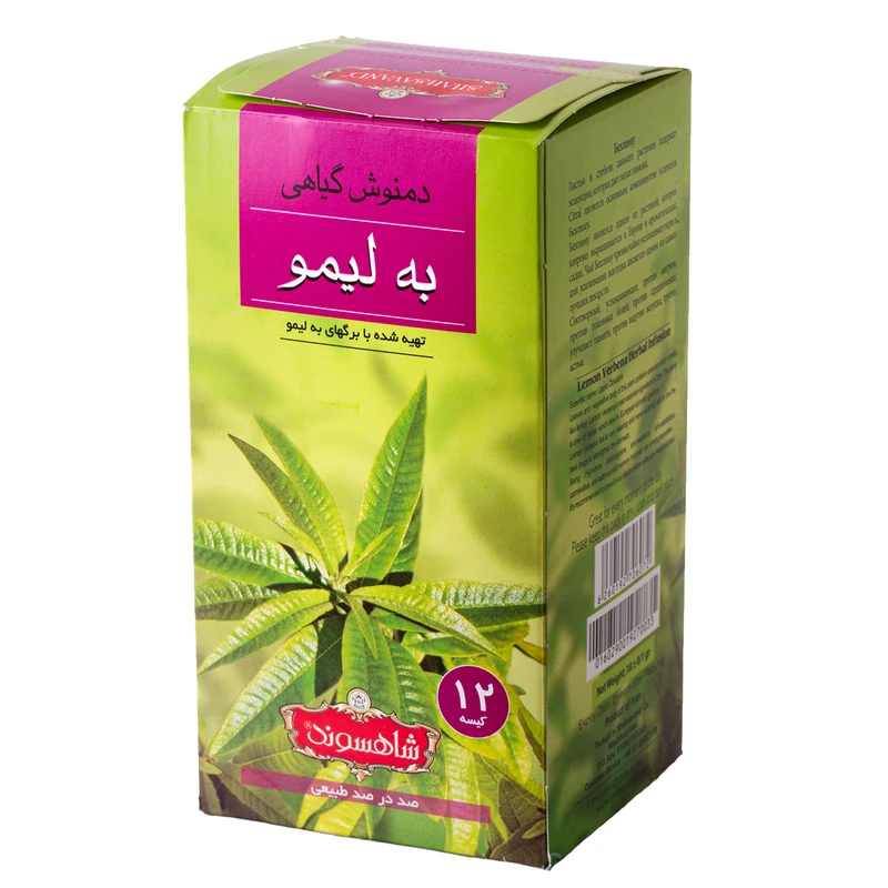 چای کیسه‌ای 12 عددی به لیمو شاهسوند